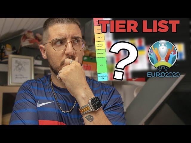 Je TIER LIST les maillots de l'EURO 2020 - Just Match It