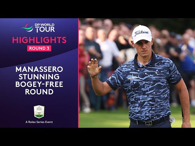 Matteo Manassero | Round 3 Highlights | 2024 BMW PGA Championship