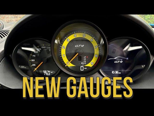 Gauge Face Swap - Cayman GT4