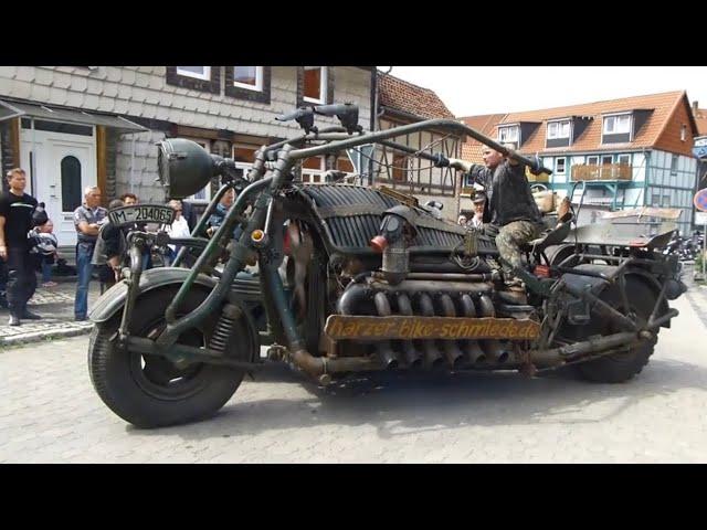 6 AMAZING Custom Cars & Bike That Powered by TANK ENGINE 