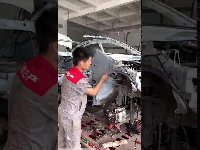 Full Process of Restoration Accident Car | Half Crashed