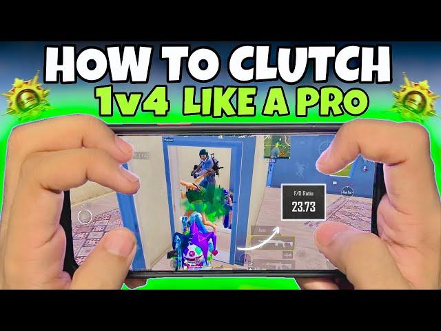 How to Clutch 1v4 Everytime | Improve Close Range & Game Sense | BGMI Tips & Tricks