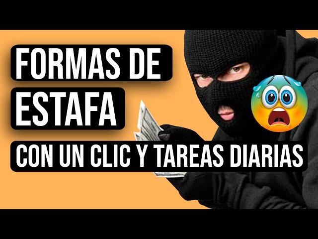 MODALIDAD DE ESTAFA haciendo CLIC y TAREAS diarias | PLATAFORMAS 2022