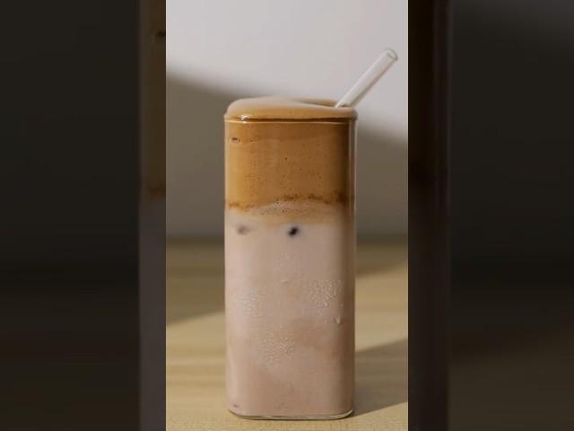 Creamy Cocoa Dalgona Coffee - ASMR Whipped Coffee Recipe️#asmr #coffee #cofe #Dalgona #easyrecipe