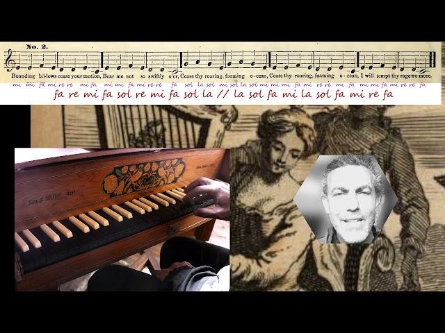 Italian Solfeggio 003 Bounding Billows Cease Your Motion from A N Johnson's Singing School