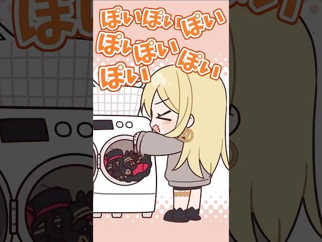 洗濯って難しいよね・・・#shorts #アニメ #にじさんじ