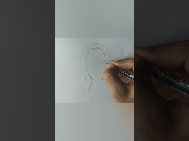 تعلم رسم اي وجه سهل جدا خطوه بخطوه للمبتدئين | رسم سهل بالرصاص