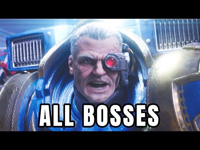 【4K】Warhammer 40K Space Marine 2 - All Bosses Fights + Ending (PC) No Commentary