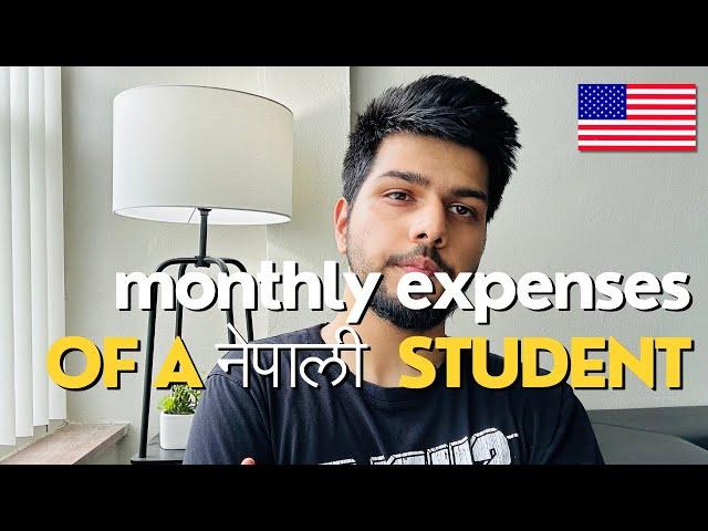 Monthly Expenses of a Nepali Student in America | 2023