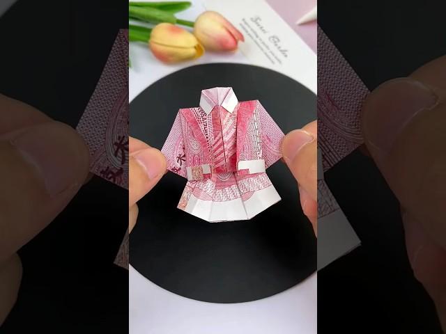 How to make dress easy for paper craft || #paper #swiftclips #shorts #crafts