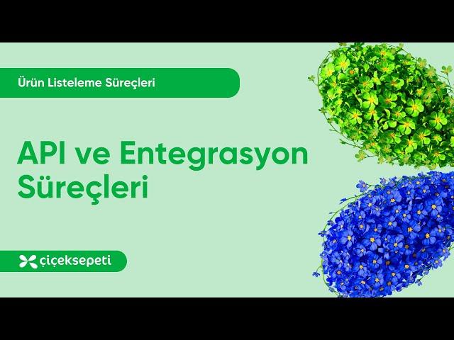 API ve Entegrasyon İşlemleri