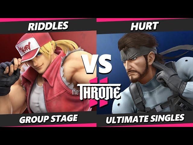 The Throne 2 - Hurt (Snake) Vs. Riddles (Terry) Smash Ultimate - SSBU
