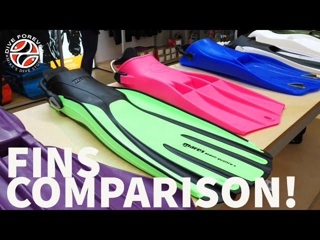 Diving Fins Compared!