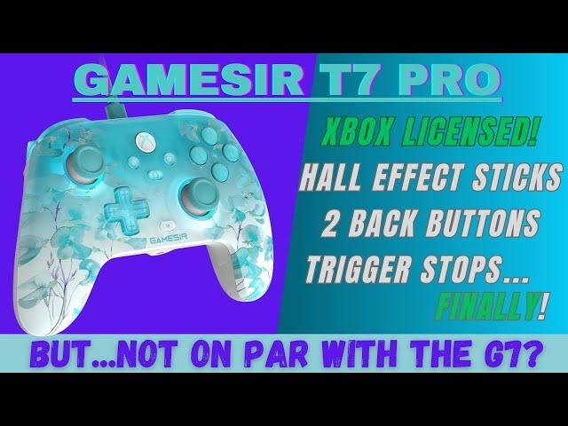 GameSir T7 Pro Floral Review! The FIRST (barely) Xbox Licensed GameSir Roller with Trigger Stops!