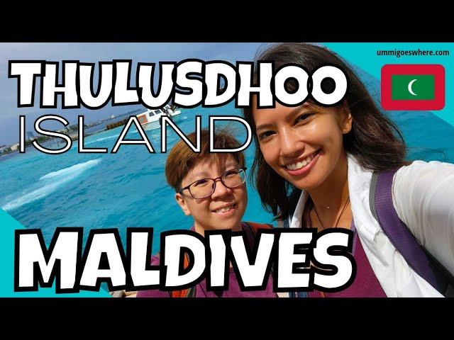 2 Days on THULUSDHOO Island, MALDIVES - How to Travel in the Maldives on a Budget