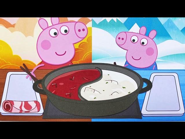 Heo peppa ăn lẩu siêu cay#mukbang #asmr #peppapig