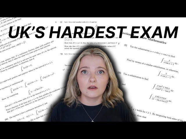 The UK's Hardest Mathematics Exam