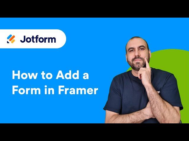 How to Add a Form in Framer