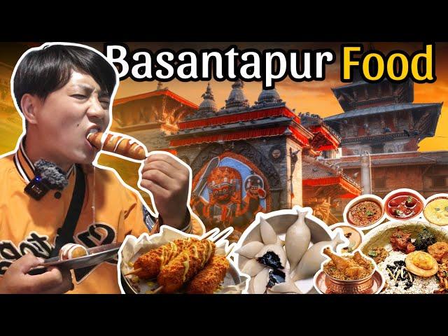 Top5 mitho ra local khane kura paune thau Basantpur area ma || Newari food vlog.