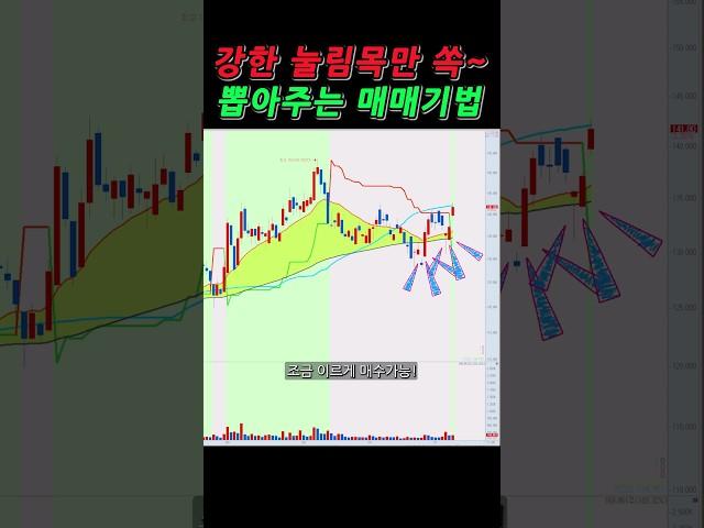 무 뽑듯 머리 내민놈 잡으면 최고가 되는 눌림목 매수타점