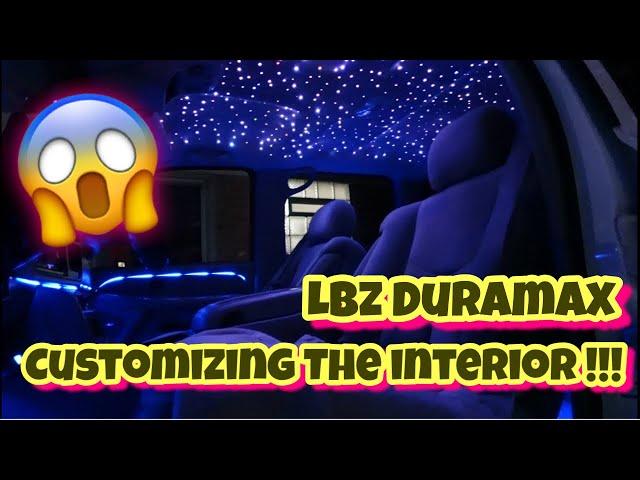 INSANE TRANSFORMATION!!!! WENT CRAZY ON THE INTERIOR OF MY NEW SILVERADO LBZ DURAMAX