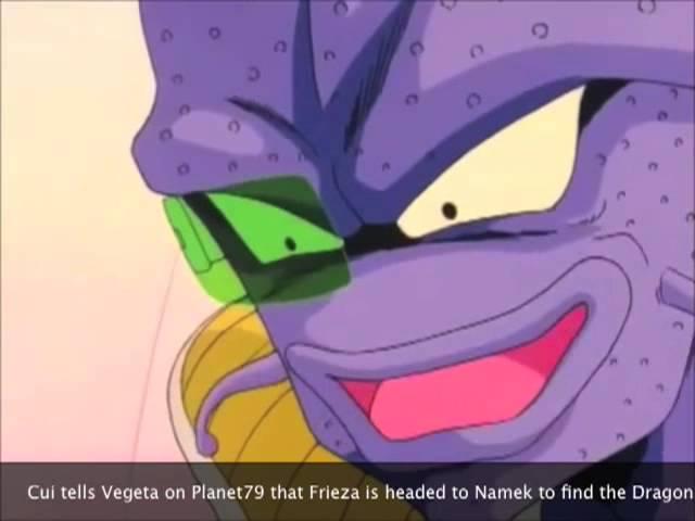 Cui tells Vegeta that Frieza is heading to Namek | Ocean Dub