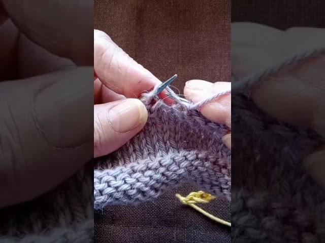 M1PW: Make One Purlwise #knitting