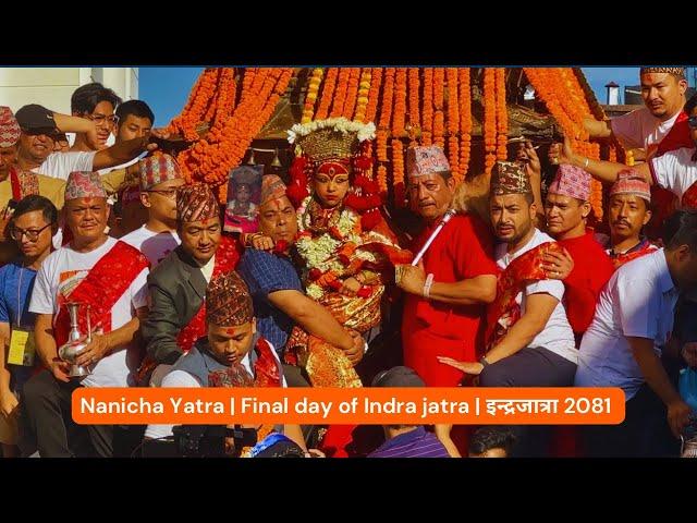 Ladies pulling the Rath | Final day of Indra Jatra 2081 | Majipa lakhey | Pulukisi