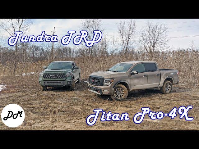 Nissan Titan Pro-4X vs Toyota Tundra TRD Pro – 2020 Comparison