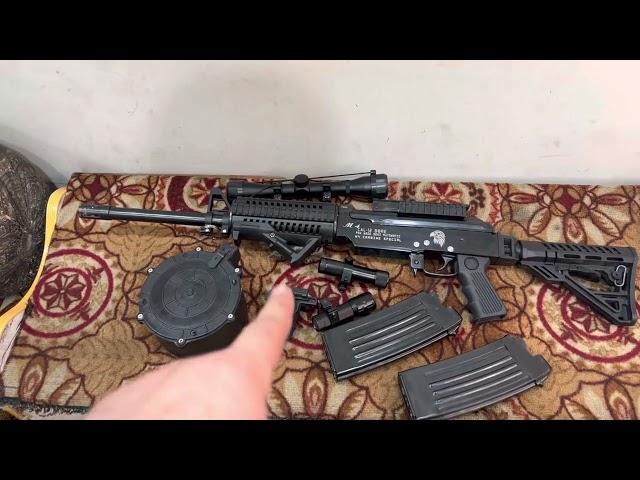 M4 12 Bore Repeater Drum Magazine Accessories || Pak Arms Store || Not For Sale Educational Video