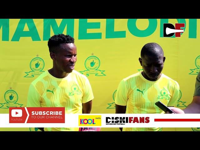 Interview with Themba Zwane & Aubrey Modiba | Mamelodi Sundowns vs Orlando Pirates | Club World Cup