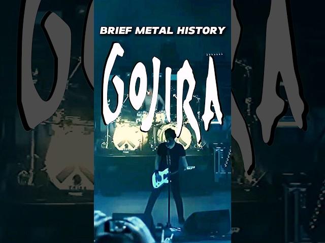 History Of Gojira In :48 Seconds - 1996 To Now #gojira #metalmusic #shorts