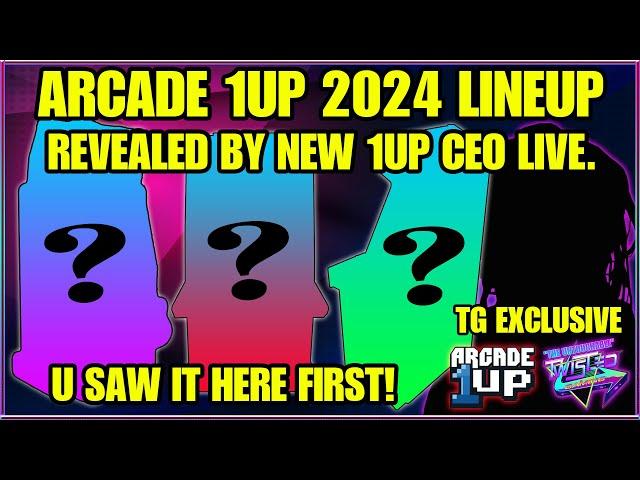 Arcade1Up 2024 Lineup Reveal! Twisted Gaming TV Exclusive!