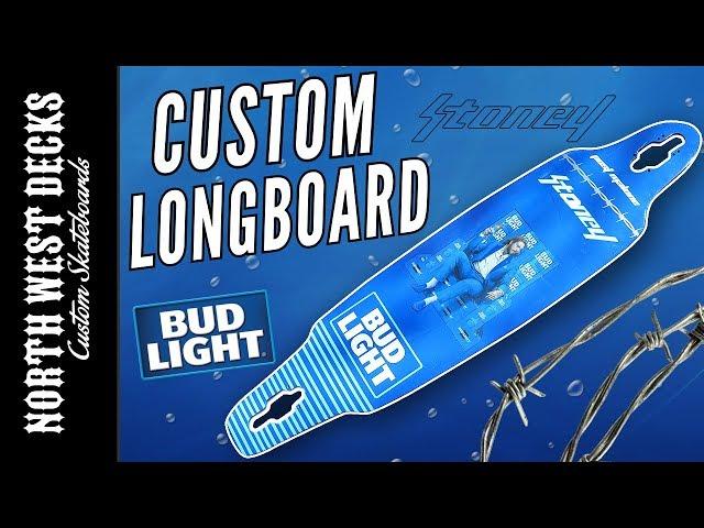 Bud Light Post Malone LONGBOARD Custom!