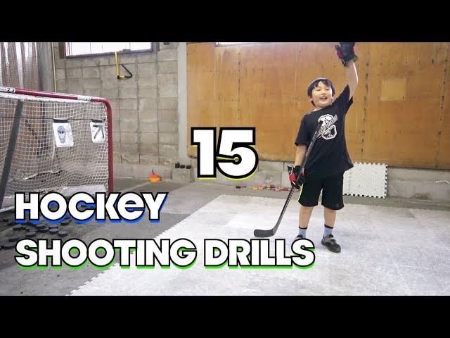 EFFECTIVE HOCKEY SHOOTING DRILLS - 8 Years Old