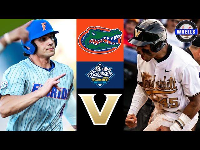 #9 Florida vs #8 Vanderbilt | SEC Tourney Round 1 (Elimination Game) | 2024 College Baseball