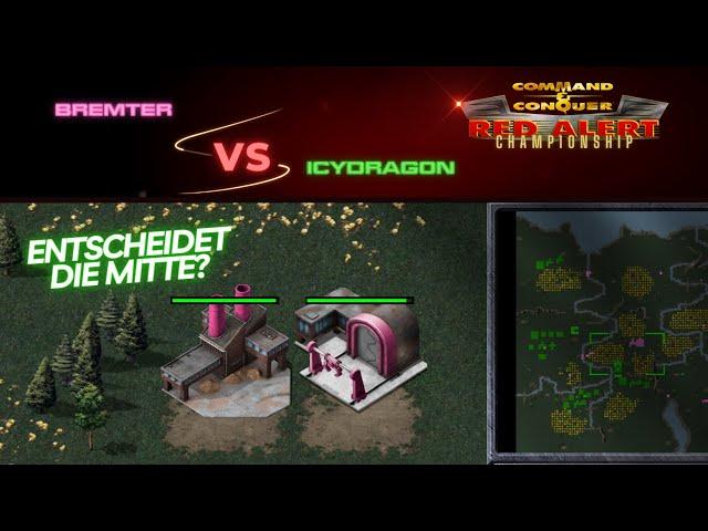 Entscheidet die Mitte? | Ligaspiel - Bremter vs. Icydragon | C&C Red Alert Remastered Rückrunde