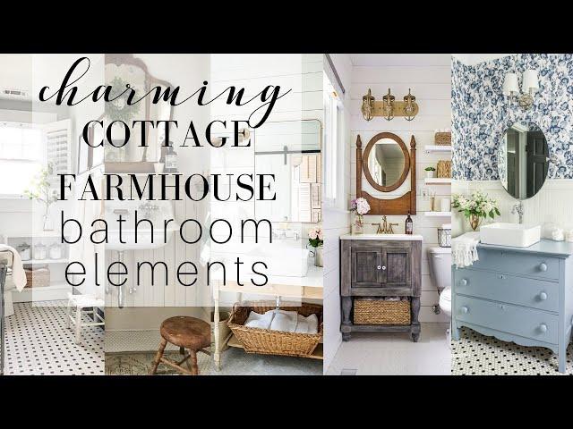 Charming Cottage Bathroom Elements - and Plans for our Guest Bath!