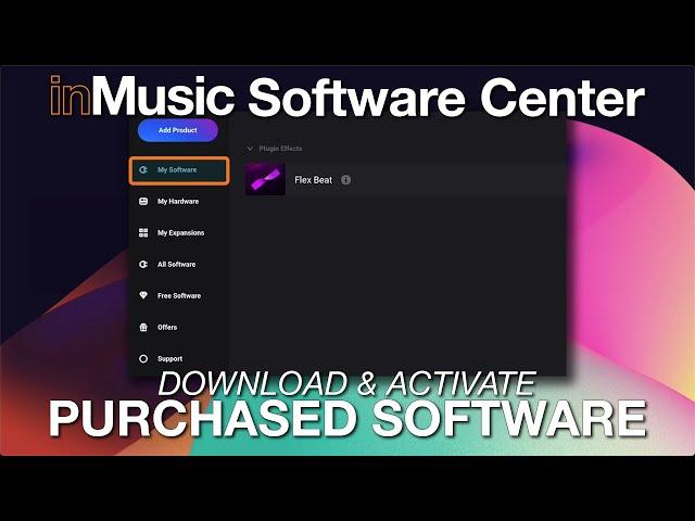 inMusic Software Center | Download & Install Purchased Software