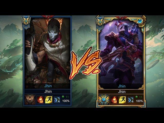 Bronze Jhin vs. Challenger Jhin