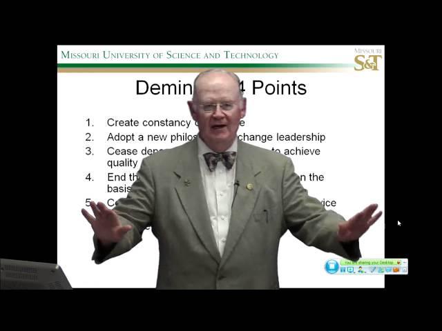 Total Quality Management - Deming Way (Part 1/2)