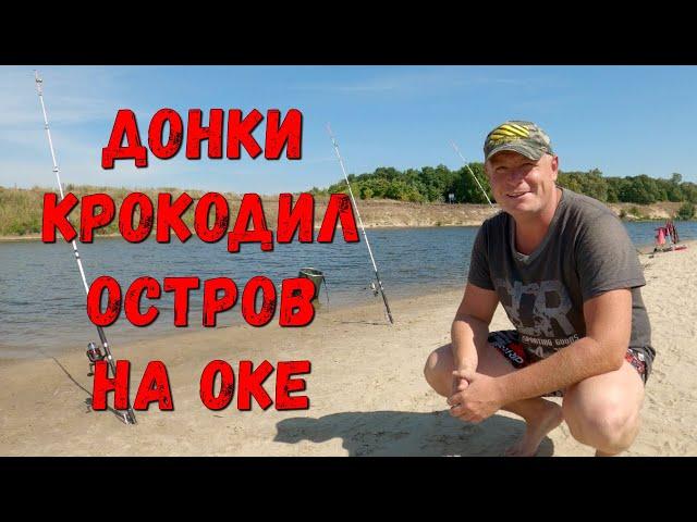 Донки КРОКОДИЛ на Оке. Рыбалка с ночевкой на острове.