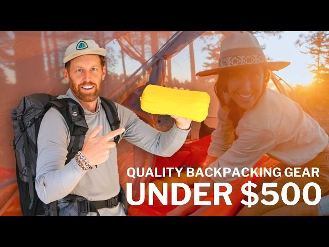 I Take My Wife Backpacking Using ONLY Budget Gear