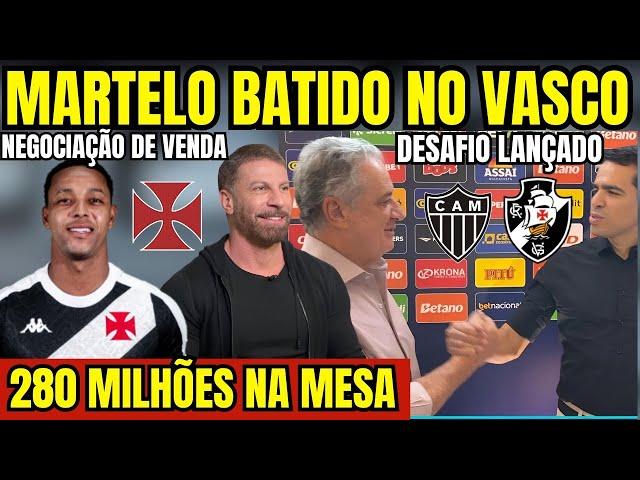 MARTELO BATIDO NO VASCO! NEGOCIAÇÃO DO POTENCIAL CONSTRUTIVO DE SÃO JANUÁRIO! 280 MILHÕES NA MESA!