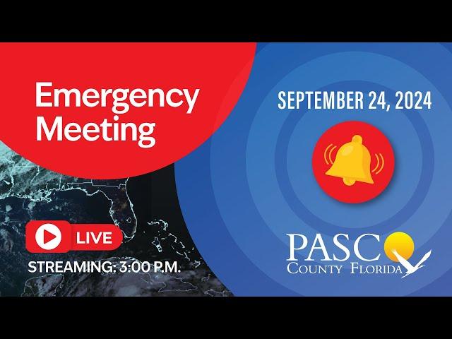 Pasco County Emergency Meeting