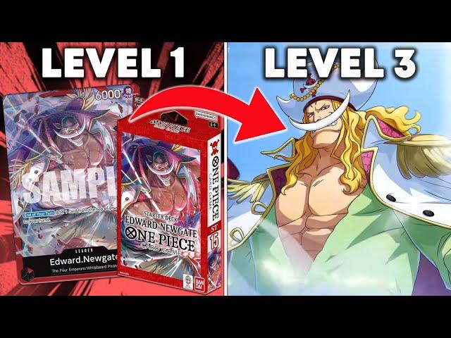 Starter Deck Red Edward Newgate Upgrade Guide! - One Piece TCG