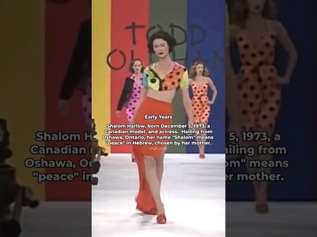 The story of Shalom Harlow and her most iconic walks  #supermodel #model #runway #shalomharlow 