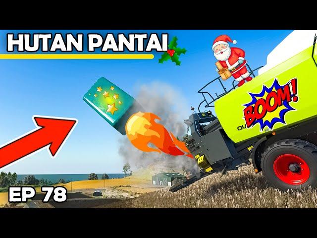 ACCIDENTALLY FOUND A BALE CANNON | Farming Simulator 25 - Hutan Pantai | Episode 78