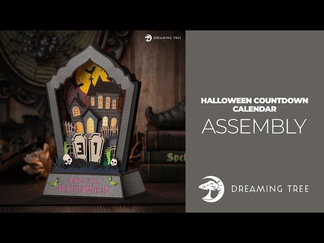 SVG File - Halloween Countdown Calendar - Assembly Tutorial