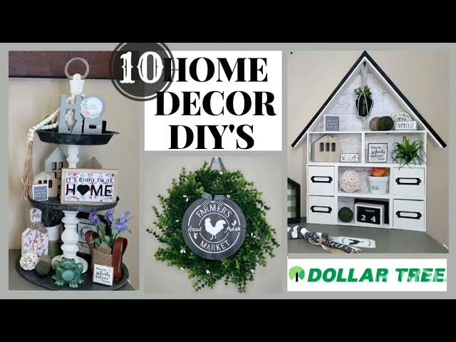 10 DOLLAR TREE HOME DECOR DIY'S | HIGHLY REQUESTED DIY | LARGE & SMALL